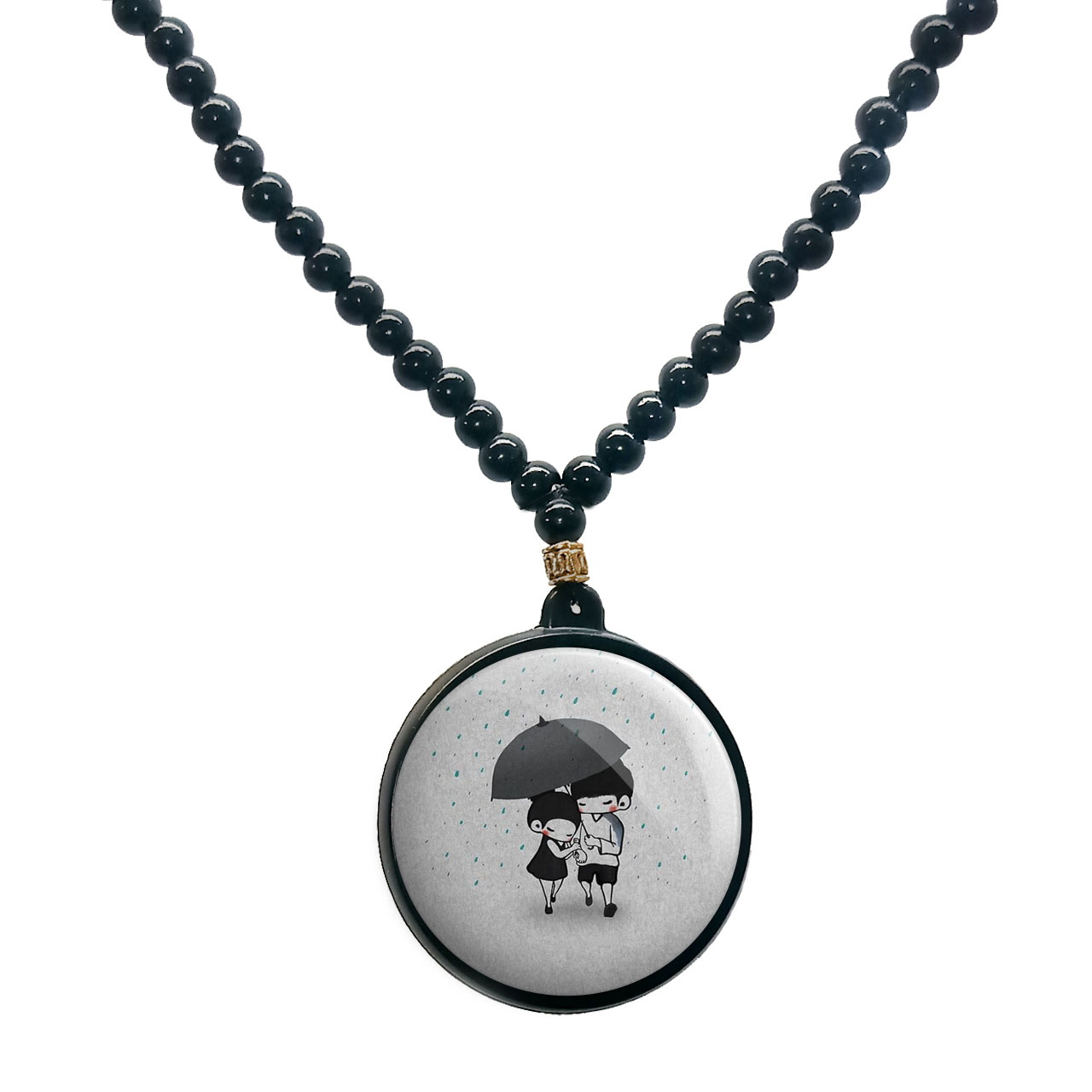 گردنبند پرمانه طرح love کد pmd.24435 مدل دو طرفه