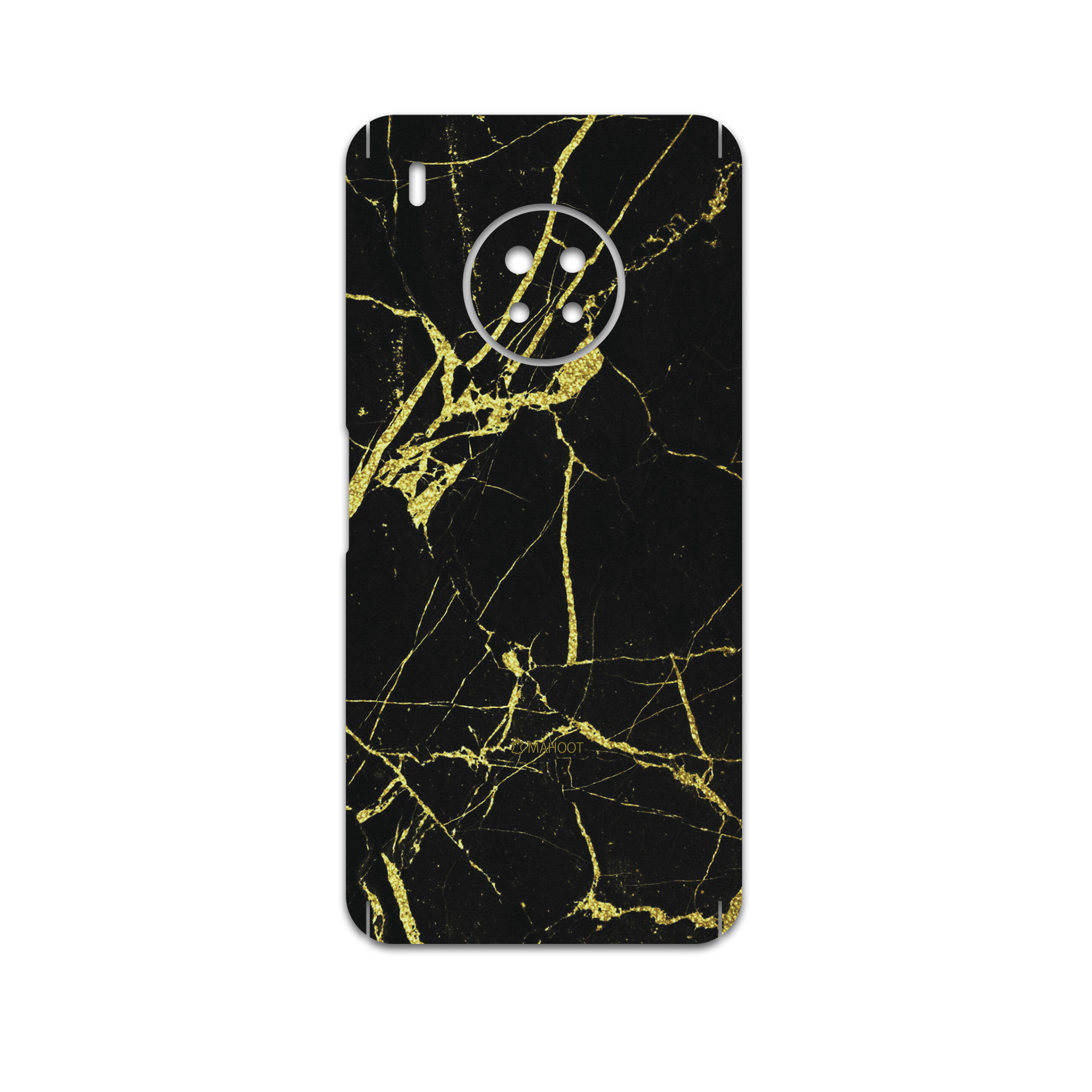 برچسب پوششی ماهوت مدل Graphite-Gold-Marble مناسب برای گوشی موبایل هوآوی Y9a