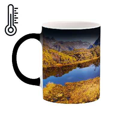 ماگ حرارتی طرح منظره رویایی و زیبا  مدل mgph14662