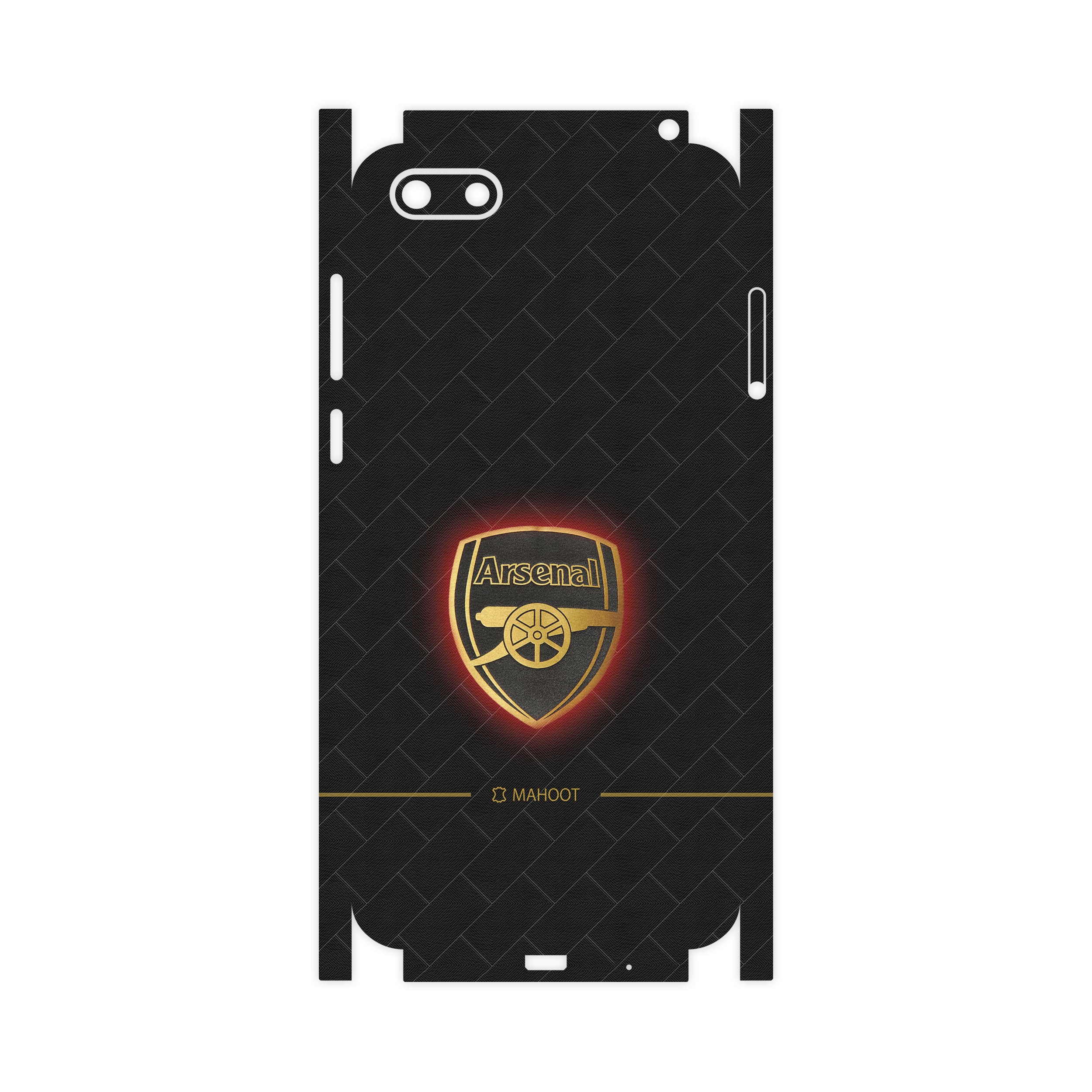 برچسب پوششی ماهوت مدل Arsenal-FC-FullSkin مناسب برای گوشی موبایل هوآوی Y5 Prime 2018