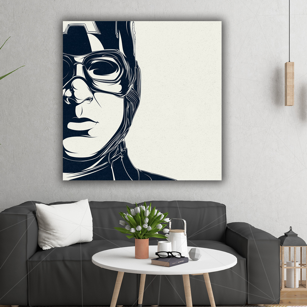 تابلو شاسی طرح Captain America کد 498