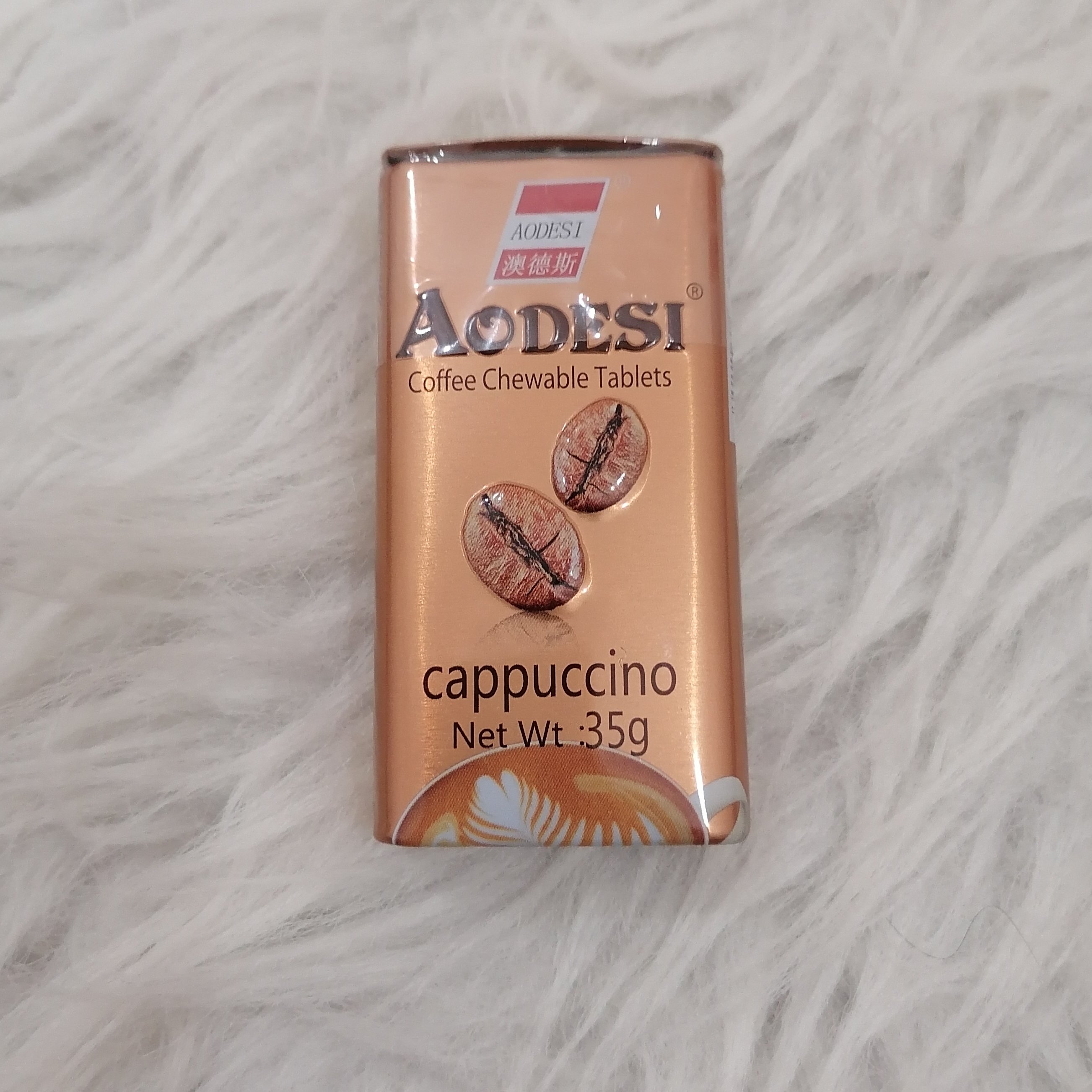 قرص کاپوچینو اعودسی کافئین دار35 گرمی اصلی