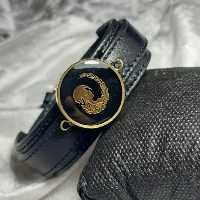 دستبند چرم نماد ماه تولد