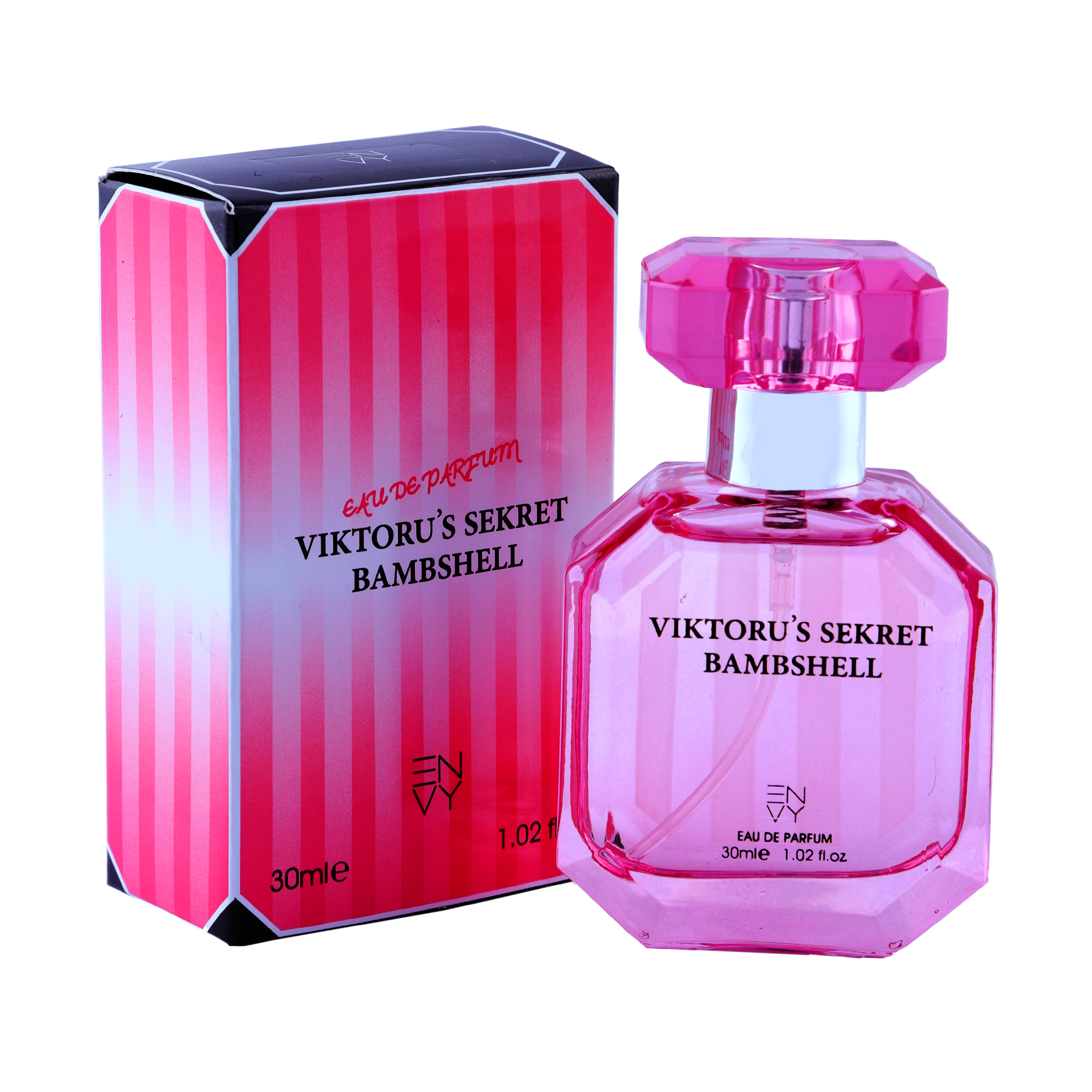 عطر جیبی زنانه ان وی مدل ویکتوریا سکرت بامب شل حجم 30 میلی لیتر