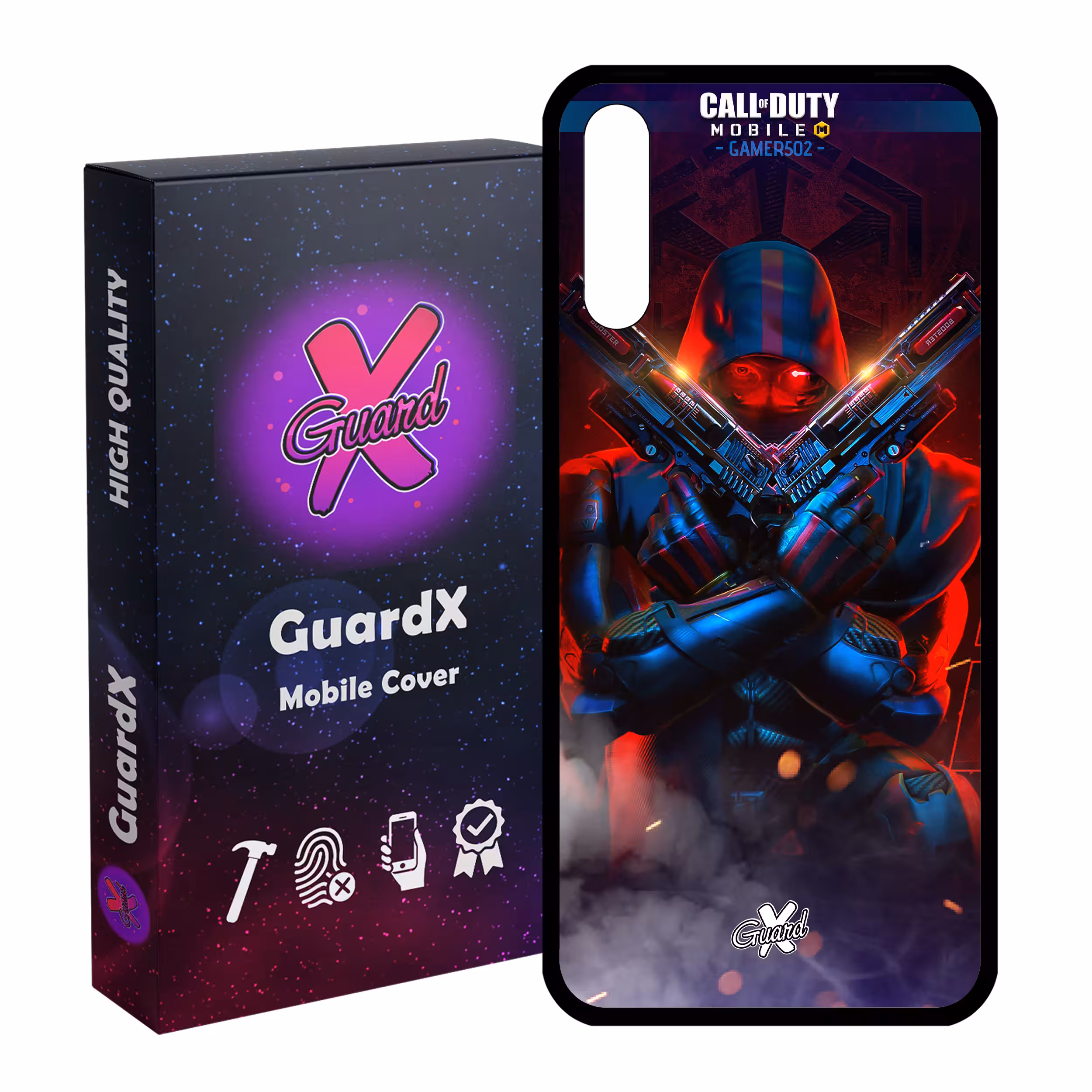 کاور گارد ایکس طرح Call Of Duty مدل Glass10388 مناسب برای گوشی موبایل سامسونگ Galaxy A30s / A50 / A50s