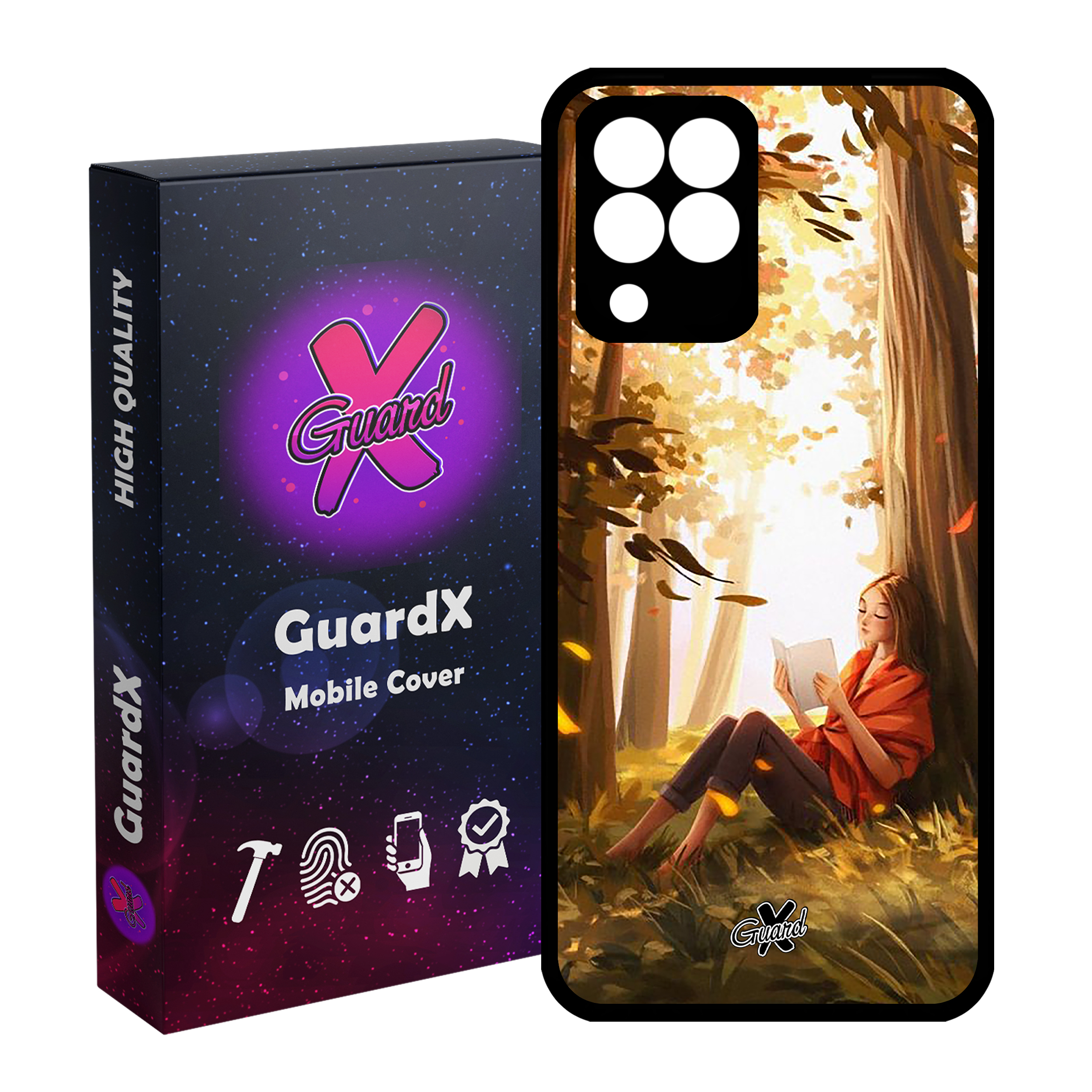 کاور گارد ایکس طرح دختر مدل Glass10276 مناسب برای گوشی موبایل سامسونگ Galaxy M33/M33 5G