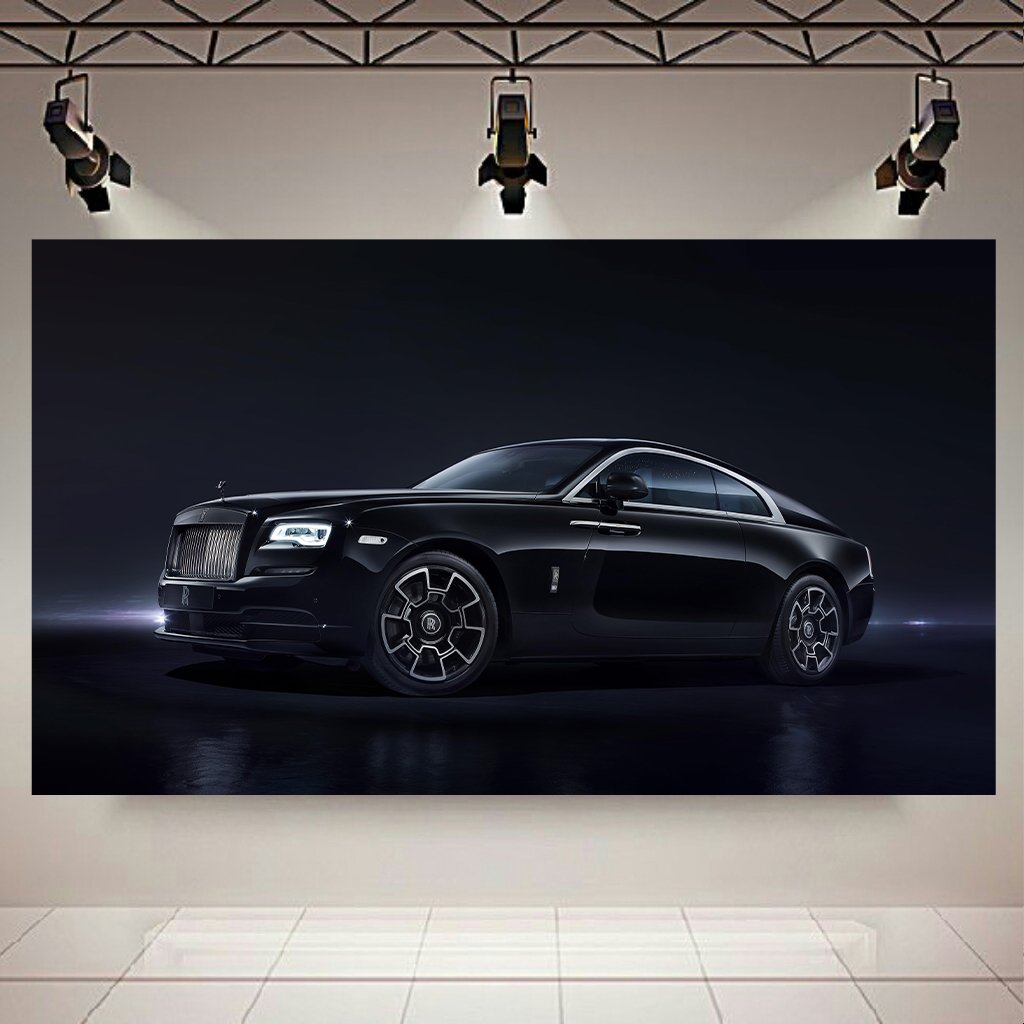 تابلو شاسی طرح ماشین مدل رولز رویس Wraith کد AR7360