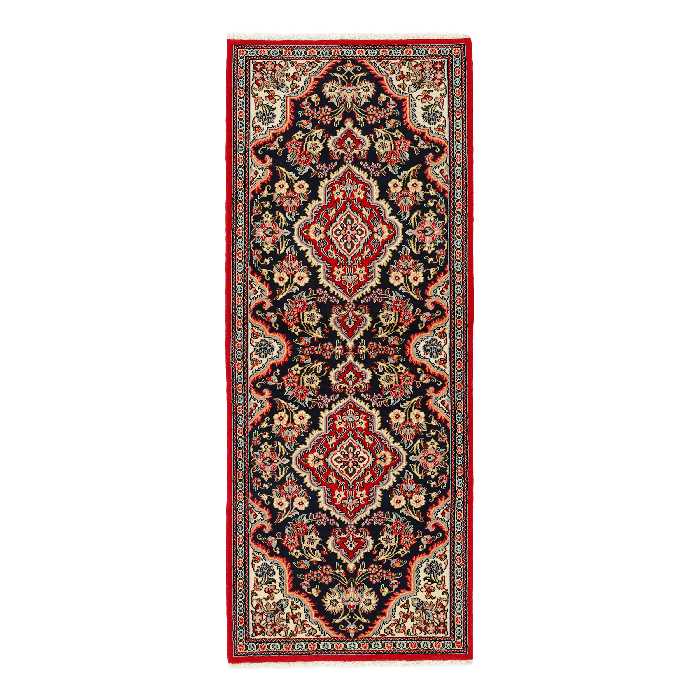 فرش دستبافت کناره طول دو متری مدل شهرضا کد a543673