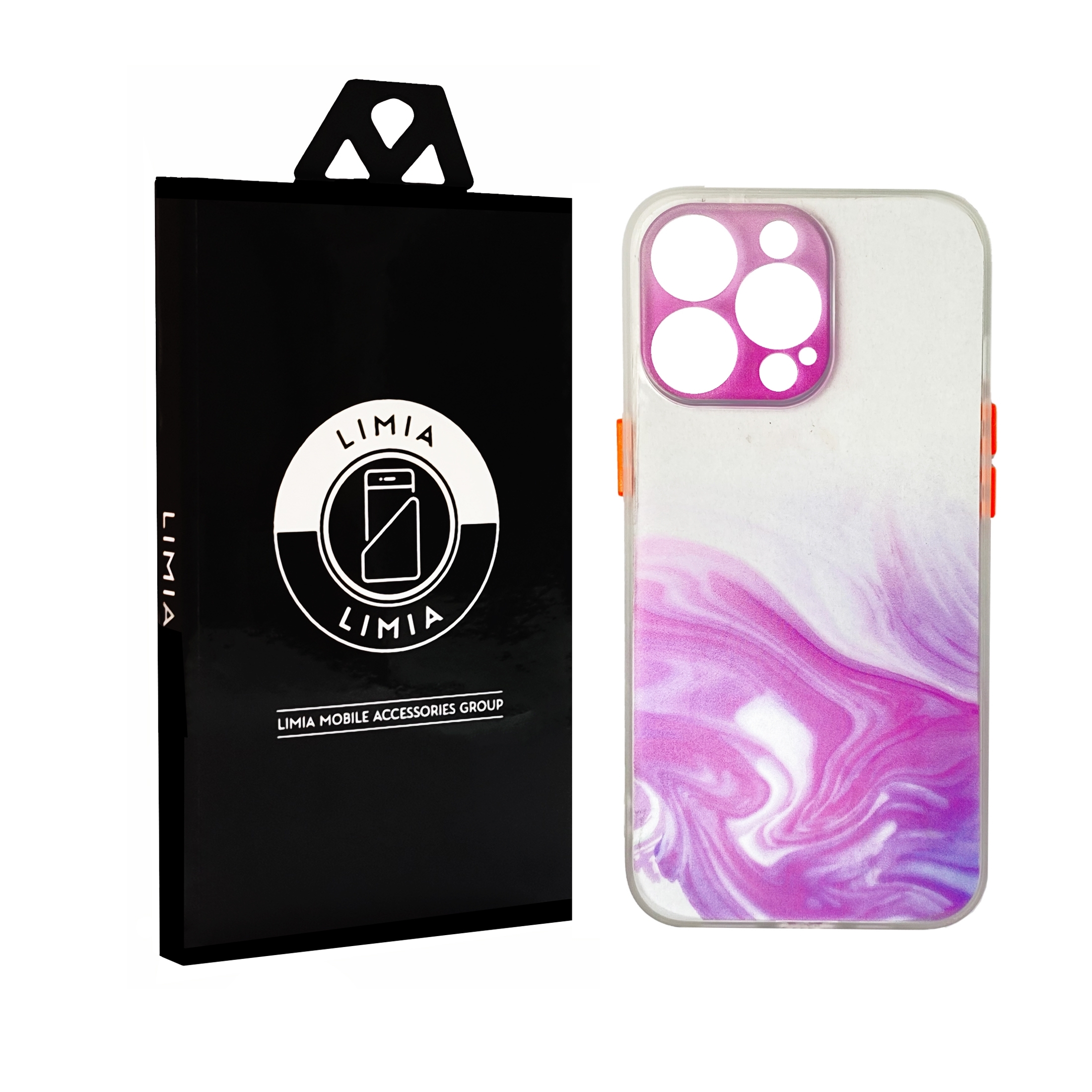 کاور لیمیا مدل فانتزی لنزدار پشت شیشه ای طرح سنگ و مرمر کد 231 مناسب برای گوشی موبایل اپل Iphone 13 Pro