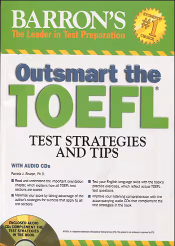 کتاب Outsmart the TOEFL Barrons Test Strategies and Tips