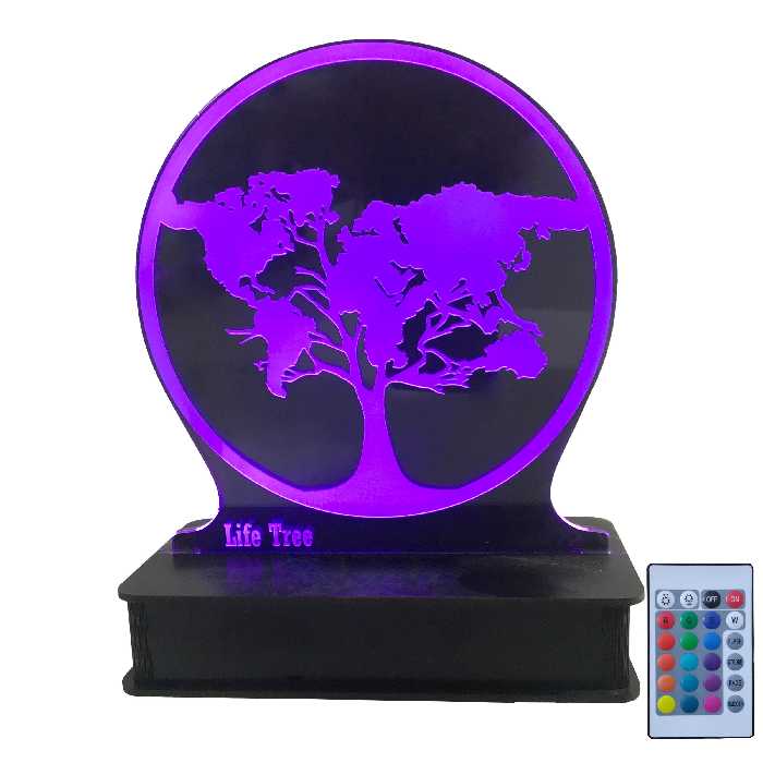 آباژور رومیزی مدل درخت جهانی