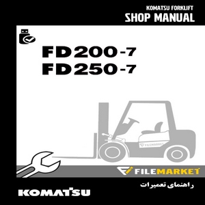 راهنمای تعميرات ليفتراک کوماتسومدل FD200-7,FD250-7