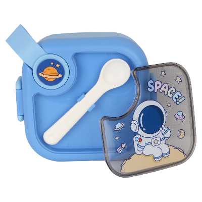 ظرف غذا دو تکه کودک طرح فضانورد