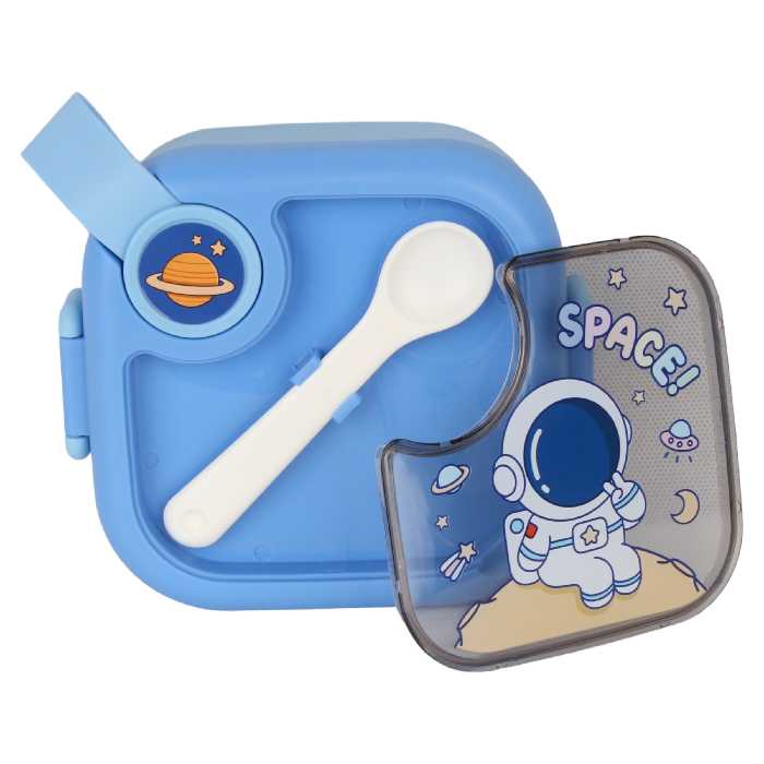 ظرف غذا دو تکه کودک طرح فضانورد