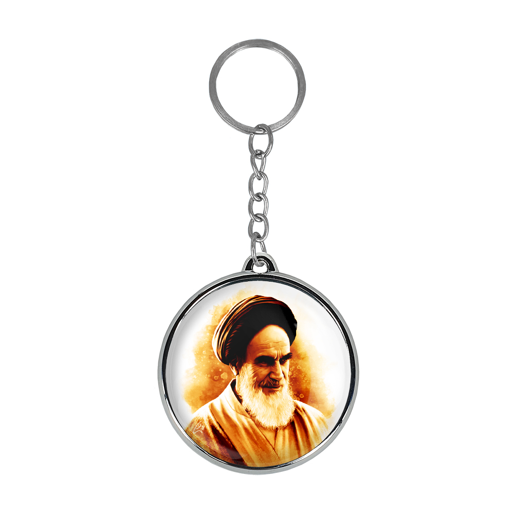 جاکلیدی خندالو طرح تصویر امام خمینی مدل دوطرفه کد 25532554