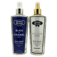 بادی اسپلش مردانه هیلدابیوت مدل Chanel de bleu allure sport حجم 250 میلی لیتر مجموعه 2 عددی