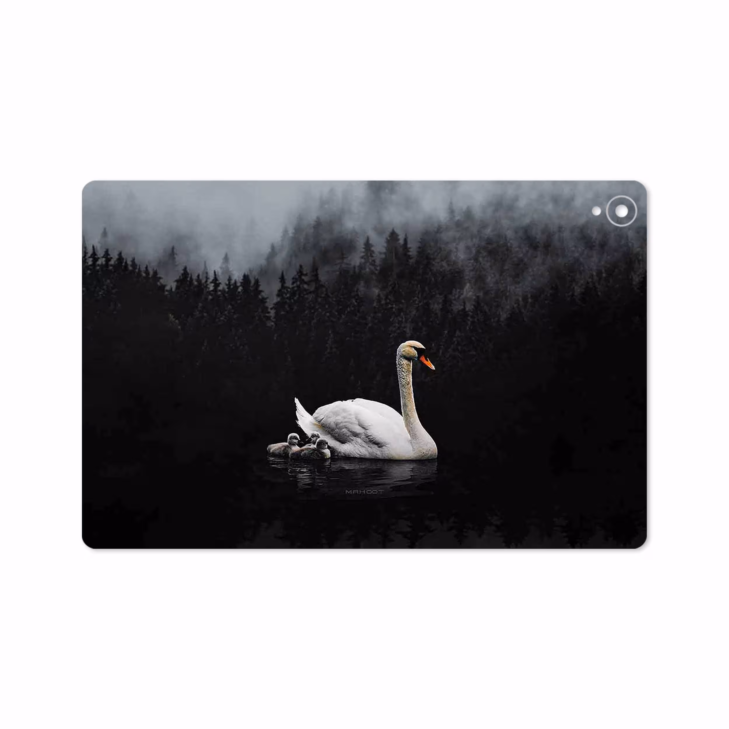 برچسب پوششی ماهوت مدل Swan Lake مناسب برای تبلت هوآوی Mediapad M6 10.8 2019