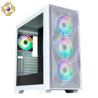 کیس کامپیوتر مسترتک مدل Hunter X Gaming White