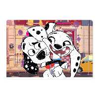 پازل 54 تکه طرح صد و يک سگ خالدار مدل P015