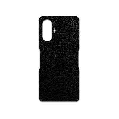 برچسب پوششی ماهوت مدل Black-Snake-Leather مناسب برای گوشی موبایل شیائومی Redmi K40 Gaming