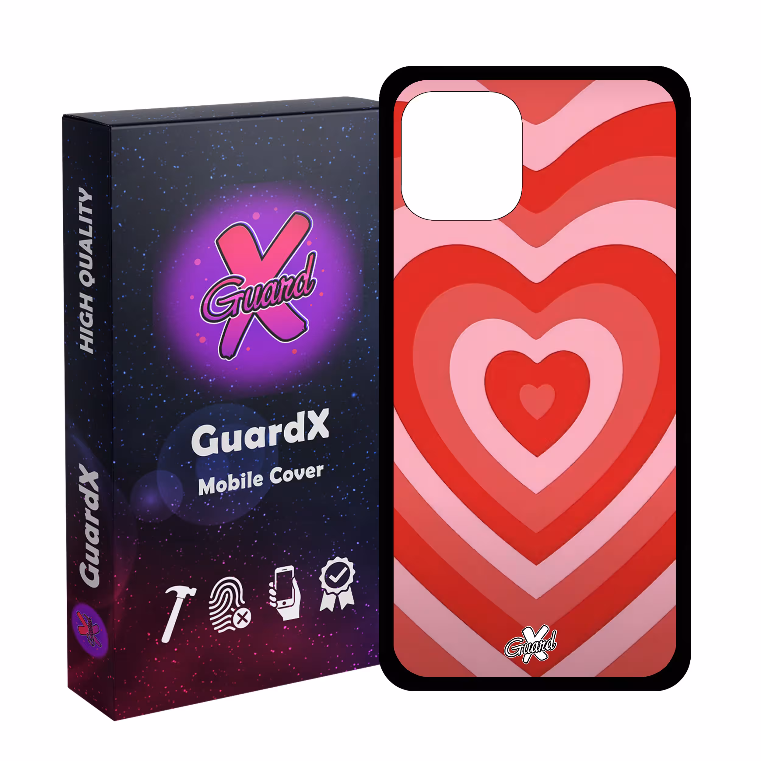 کاور گارد ایکس طرح قلب مدل Glass10511 مناسب برای گوشی موبایل اپل iPhone 11 Pro