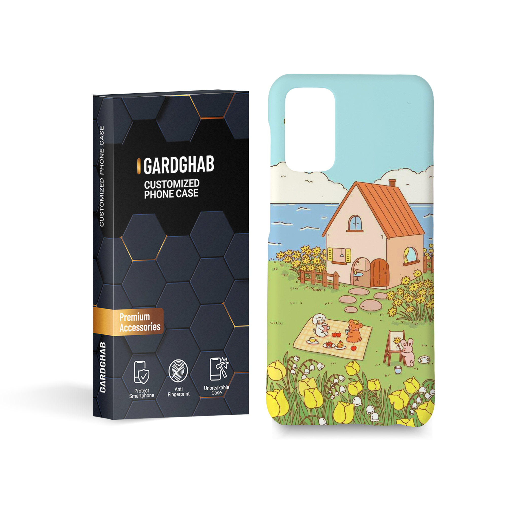 کاور گارد قاب مدل دخترانه مناسب برای گوشی موبایل سامسونگ galaxy a13 4g