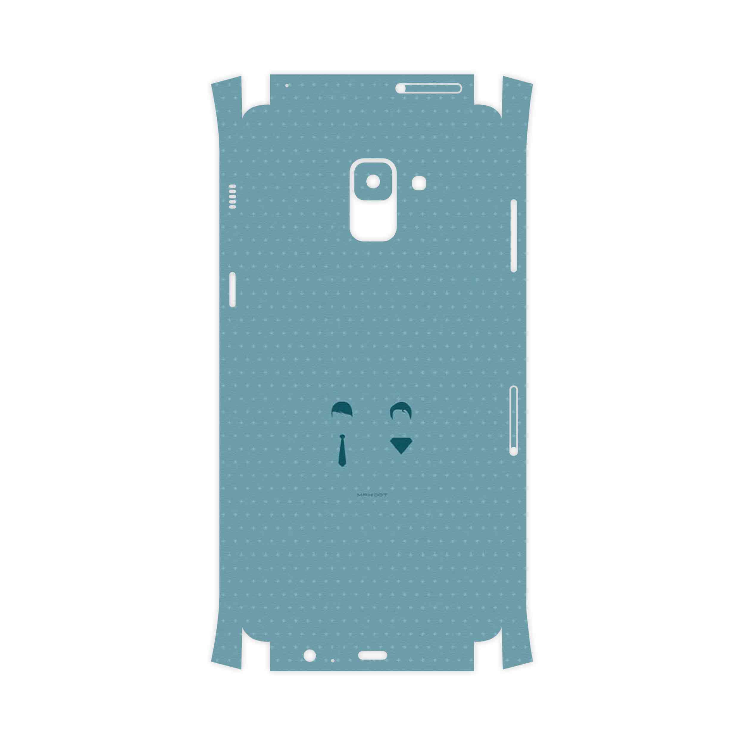 برچسب پوششی ماهوت مدل Minimal Miss and Mister-FullSkin مناسب برای گوشی موبایل سامسونگ Galaxy A8 Plus 2018