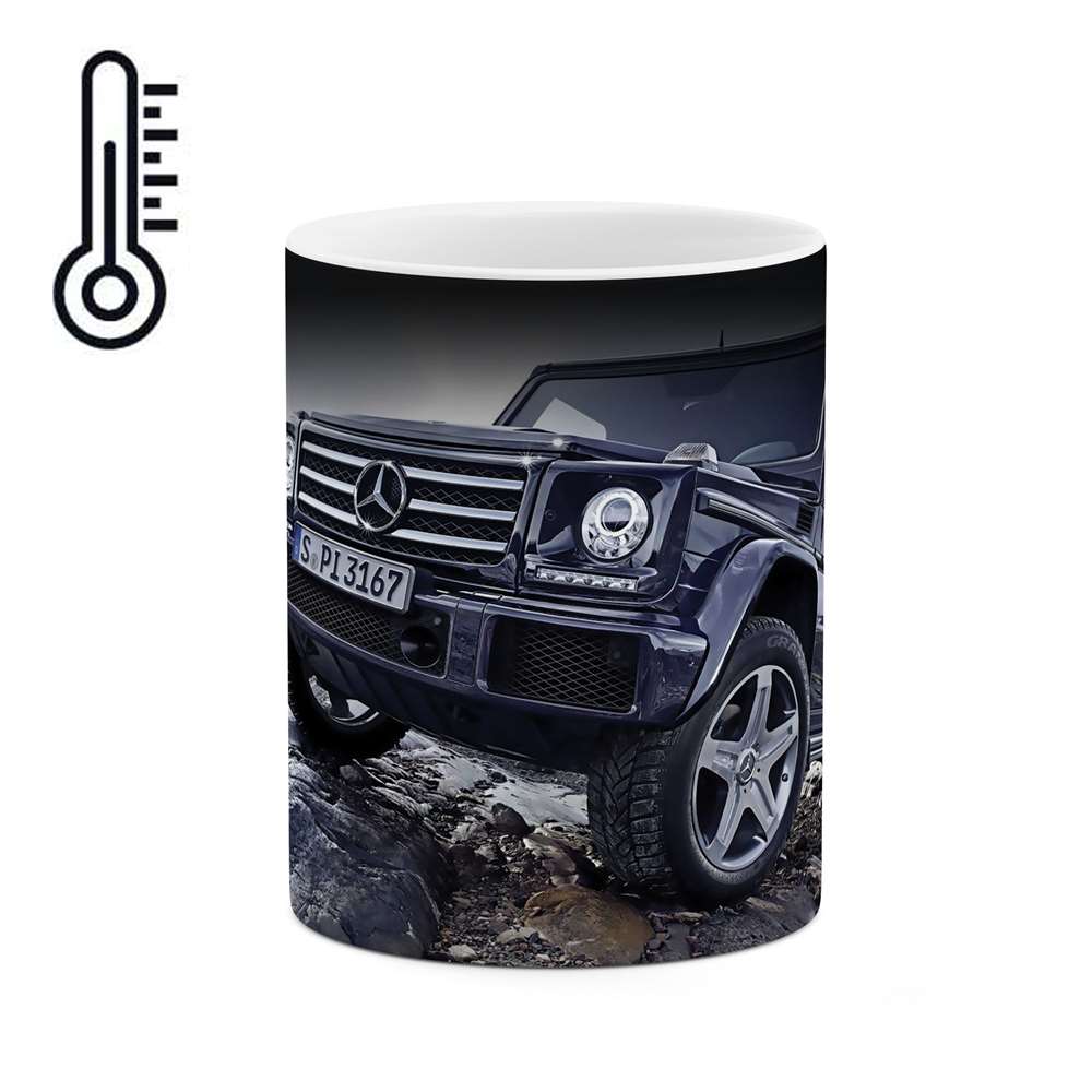 ماگ حرارتی طرح ماشین BENZ مدل mgph10180