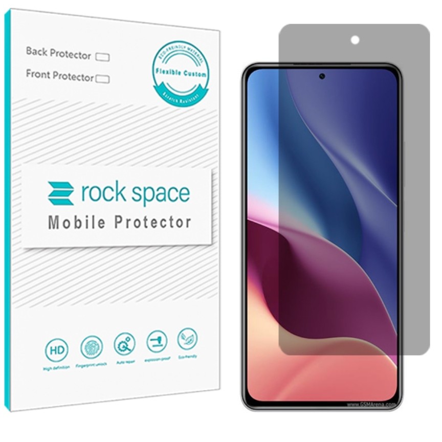 گلس پرایوسی (حریم شخصی)نانو و ضد ضربه گوشی شیائومی Xiaomi Redmi K40 برند راک اسپیس 