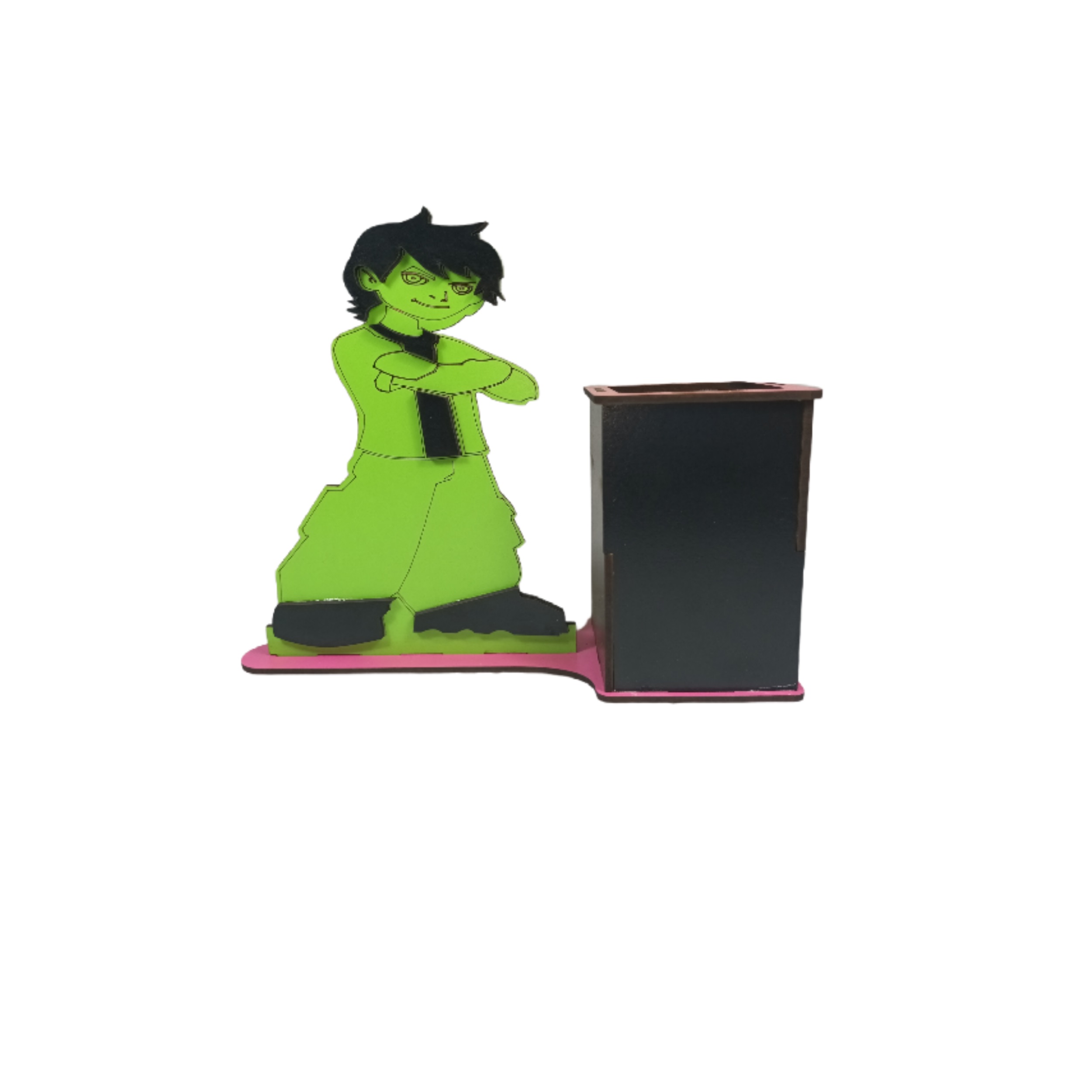 جامدادی رومیزی چوب ارا مدل بن تن