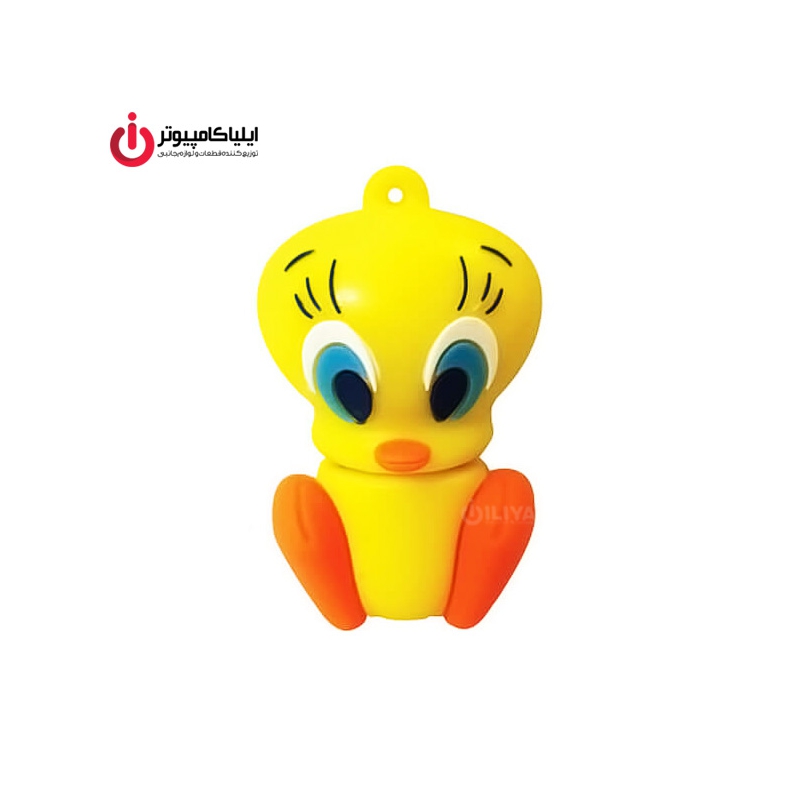 فلش مموری عروسکی کینگ فست مدل TU-12 طرح Twiti Yellow ظرفیت 32 گیگابایت