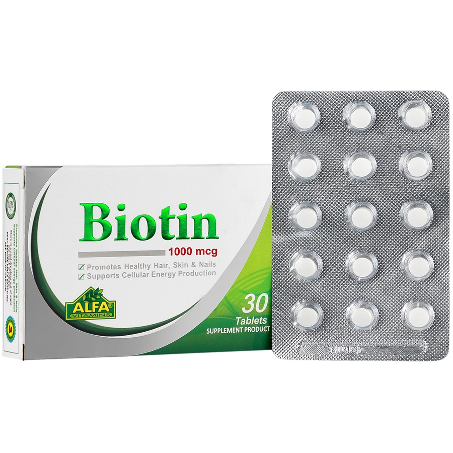 بیوتین آلفا ویتامینز 1000 میکروگرمی