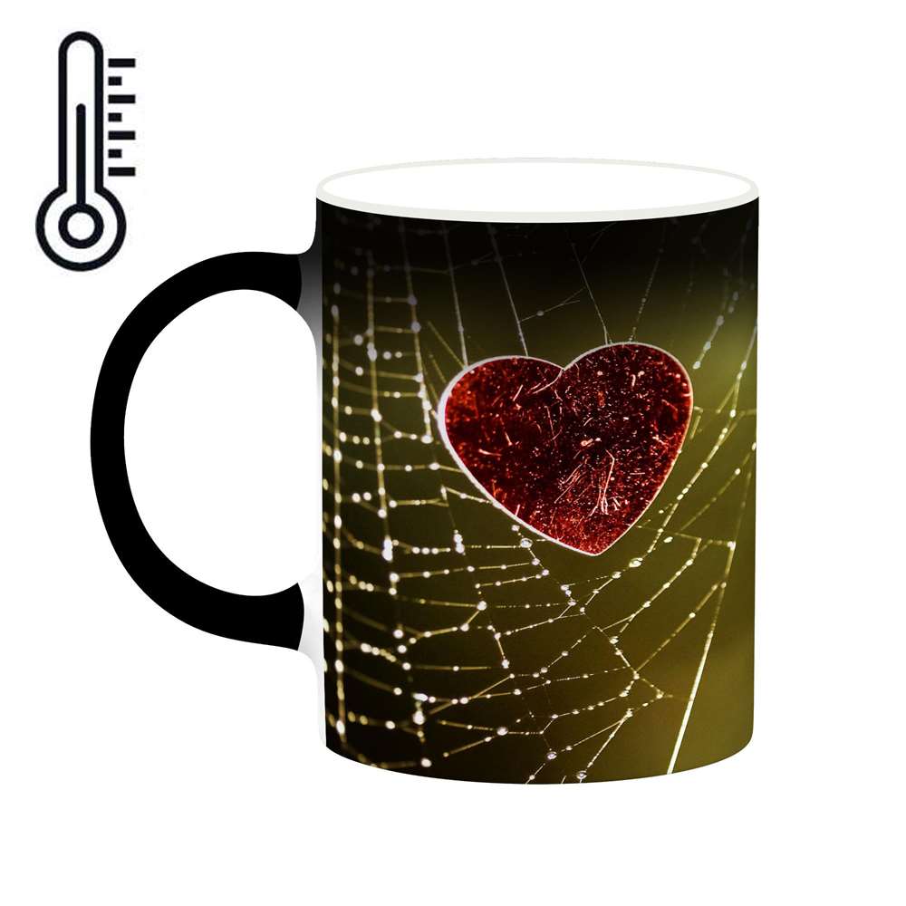 ماگ حرارتی کاکتی طرح Love مدل mgh20663