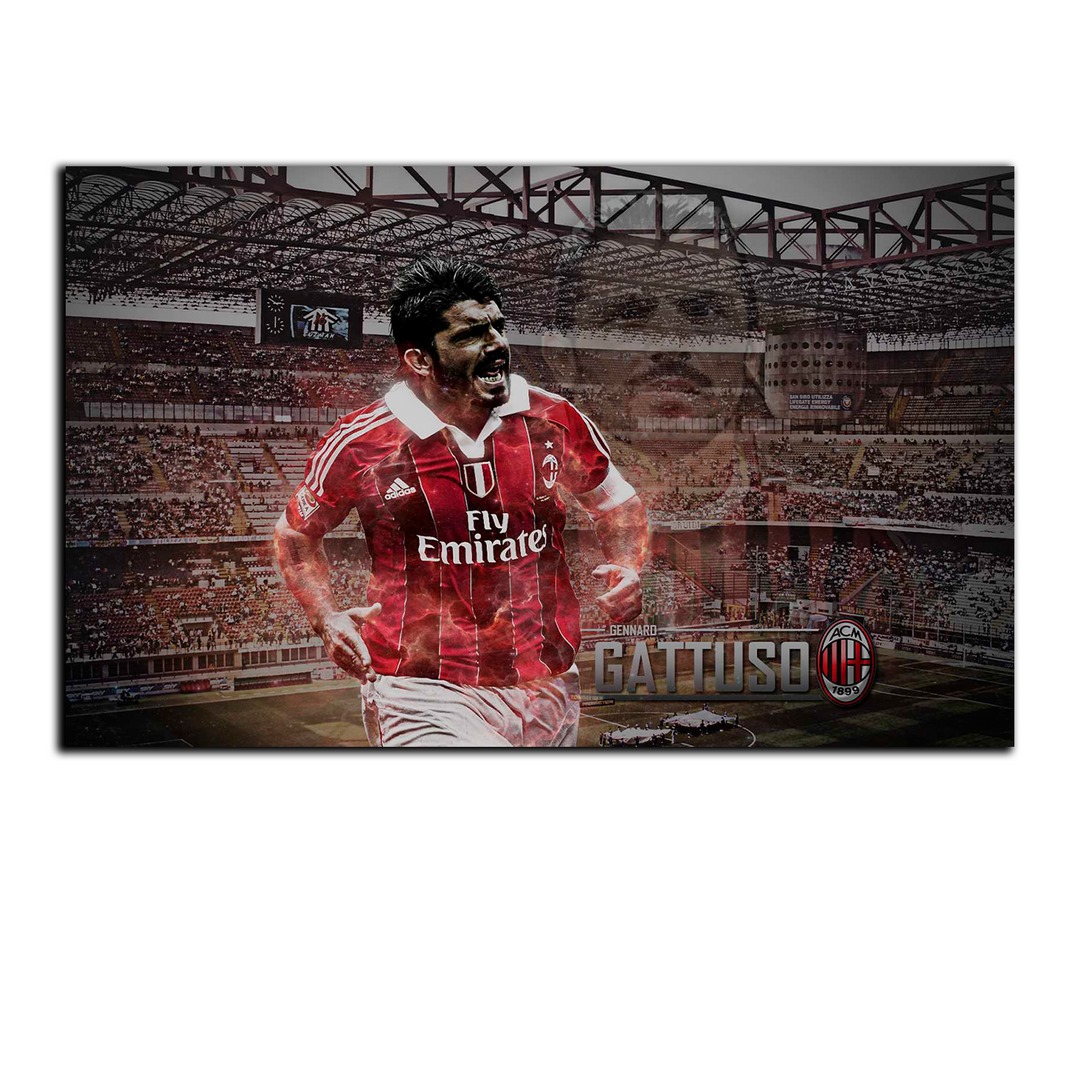 تابلو شاسی بکلیت طرح بازیکن فوتبال باشگاه اث میلان جنارو گتوزو مدل SH-S7020