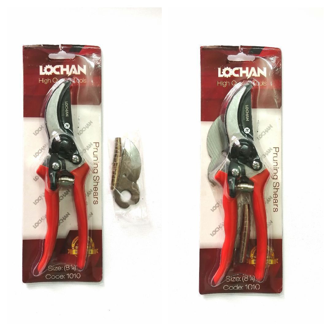 قیچی باغ باغبانی  برند لوچان به همراه یک تیغ و فنر اضافه 