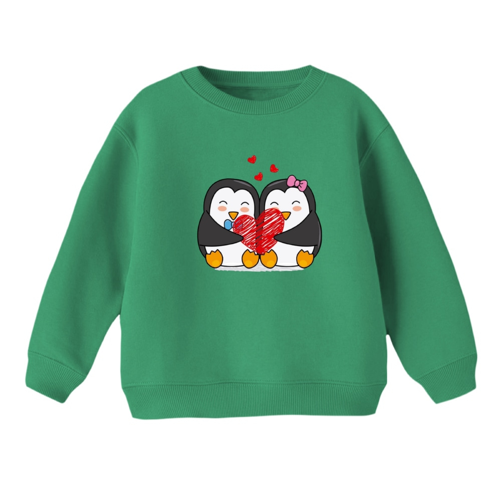 سویشرت بچگانه مدل پنگوئن کد 15 رنگ سبز