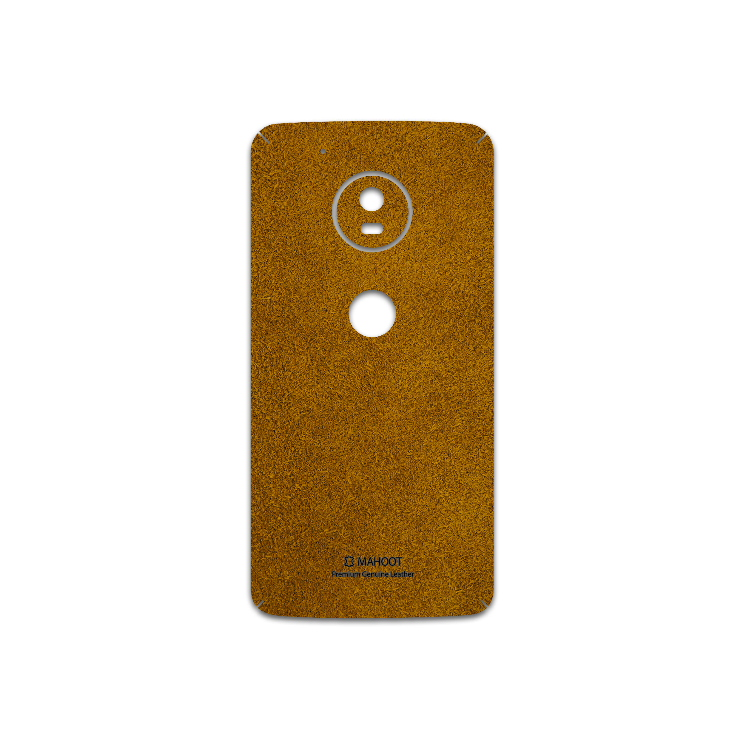 برچسب پوششی ماهوت مدل Brown-Chamois-Leather مناسب برای گوشی موبایل موتورولا Moto G5