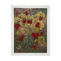 تابلو نقاشی رنگ اکریلیک مدل گل کد 32