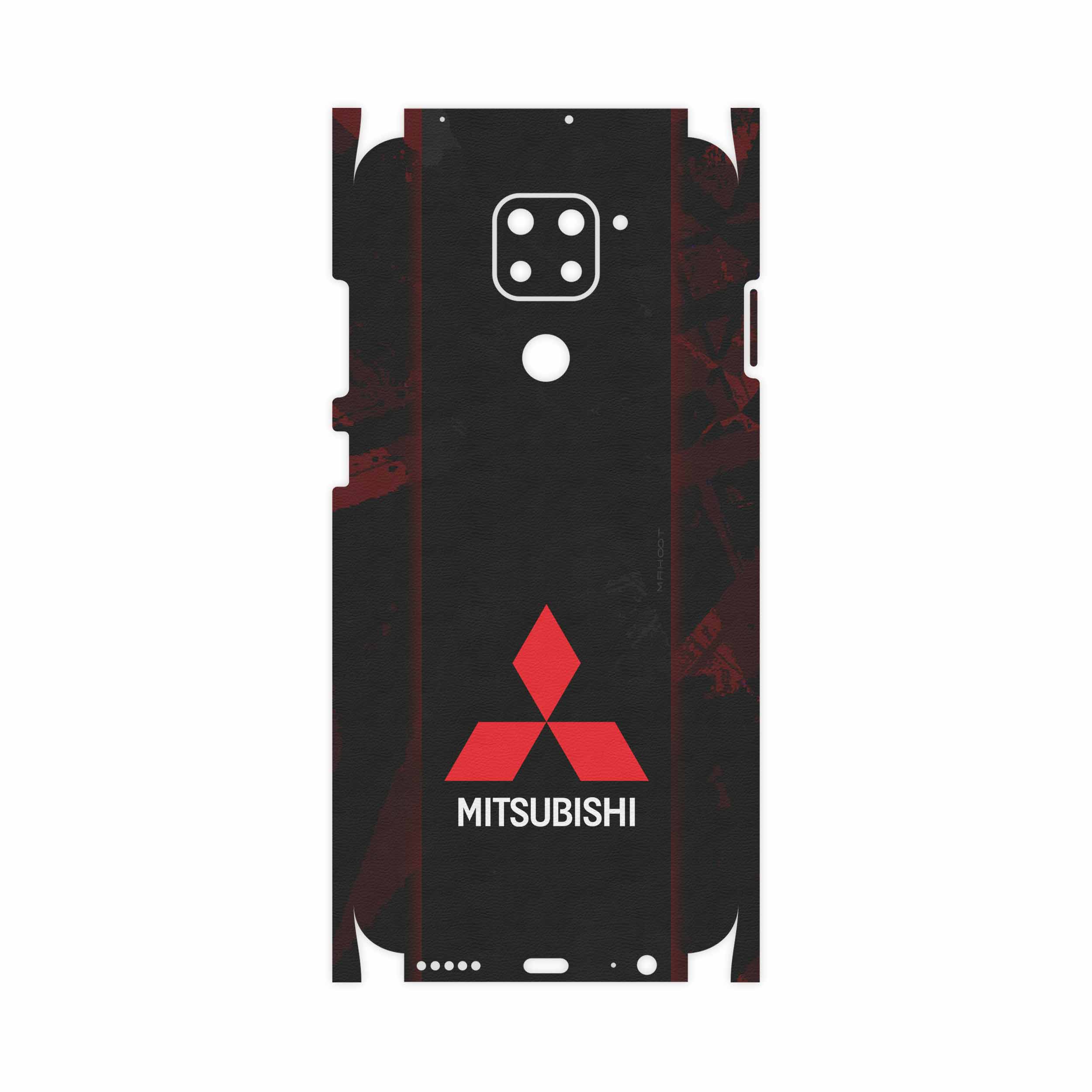 برچسب پوششی ماهوت مدل Mitsubishi Motor-FullSkin مناسب برای گوشی موبایل شیائومی Redmi Note 9