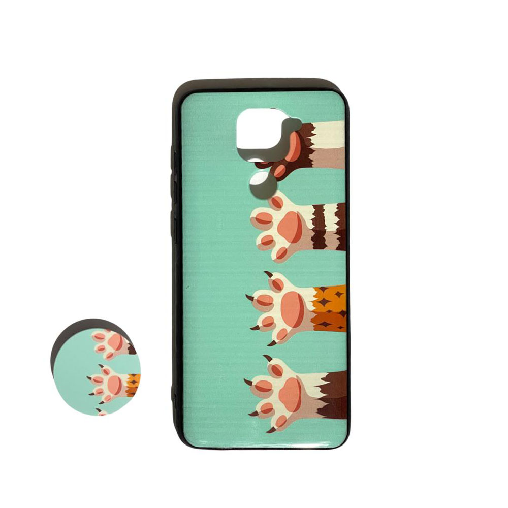 کاور طرح COW مدل FANT8 مناسب برای گوشی موبایل شیائومی Redmi Note 9 به همراه پایه نگهدارنده