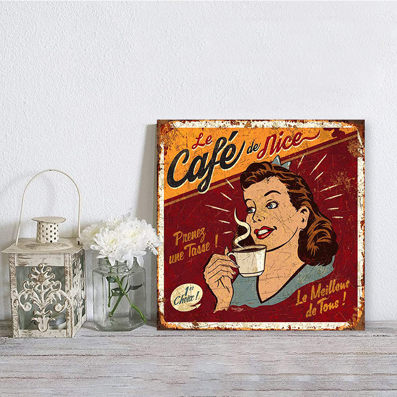 تابلو شاسی صبا طرح مدل فنجان قهوه کد M208 | دنیای قاب