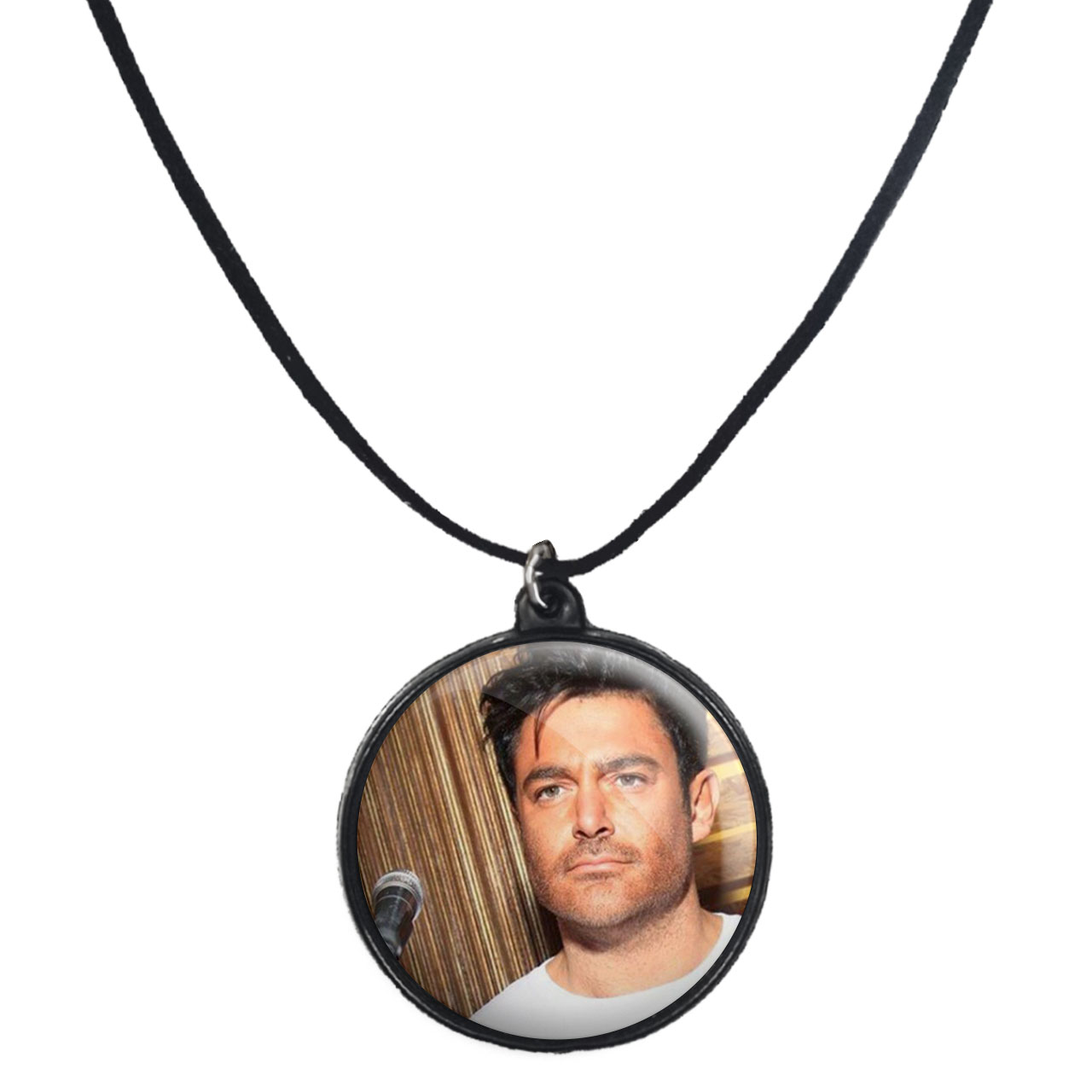 گردنبند پرمانه طرح محمد رضا گلزار کد pmb.24625 مدل دو طرفه