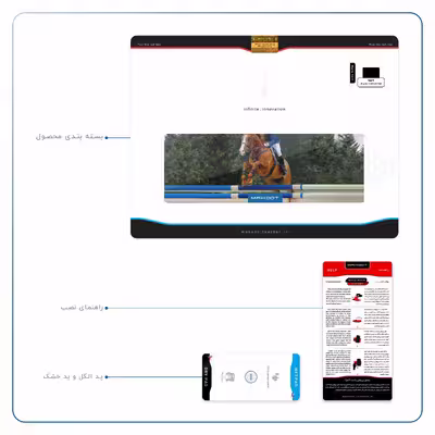 برچسب پوششی ماهوت مدل Equestrianism مناسب برای تبلت اپل iPad Air 2 2014 A1566