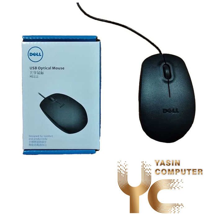 موس سیم دار DELL - یاسین کامپیوتر