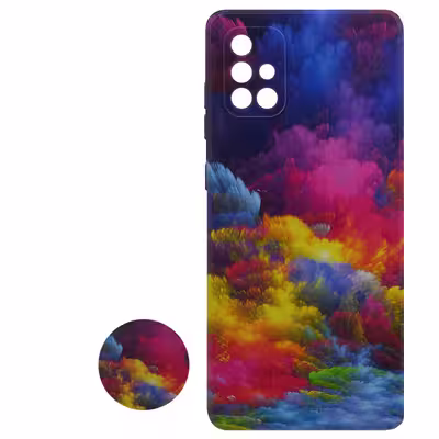 کاور مدل B1009 مناسب برای گوشی موبایل سامسونگ Galaxy A71 به همراه پایه نگهدارنده