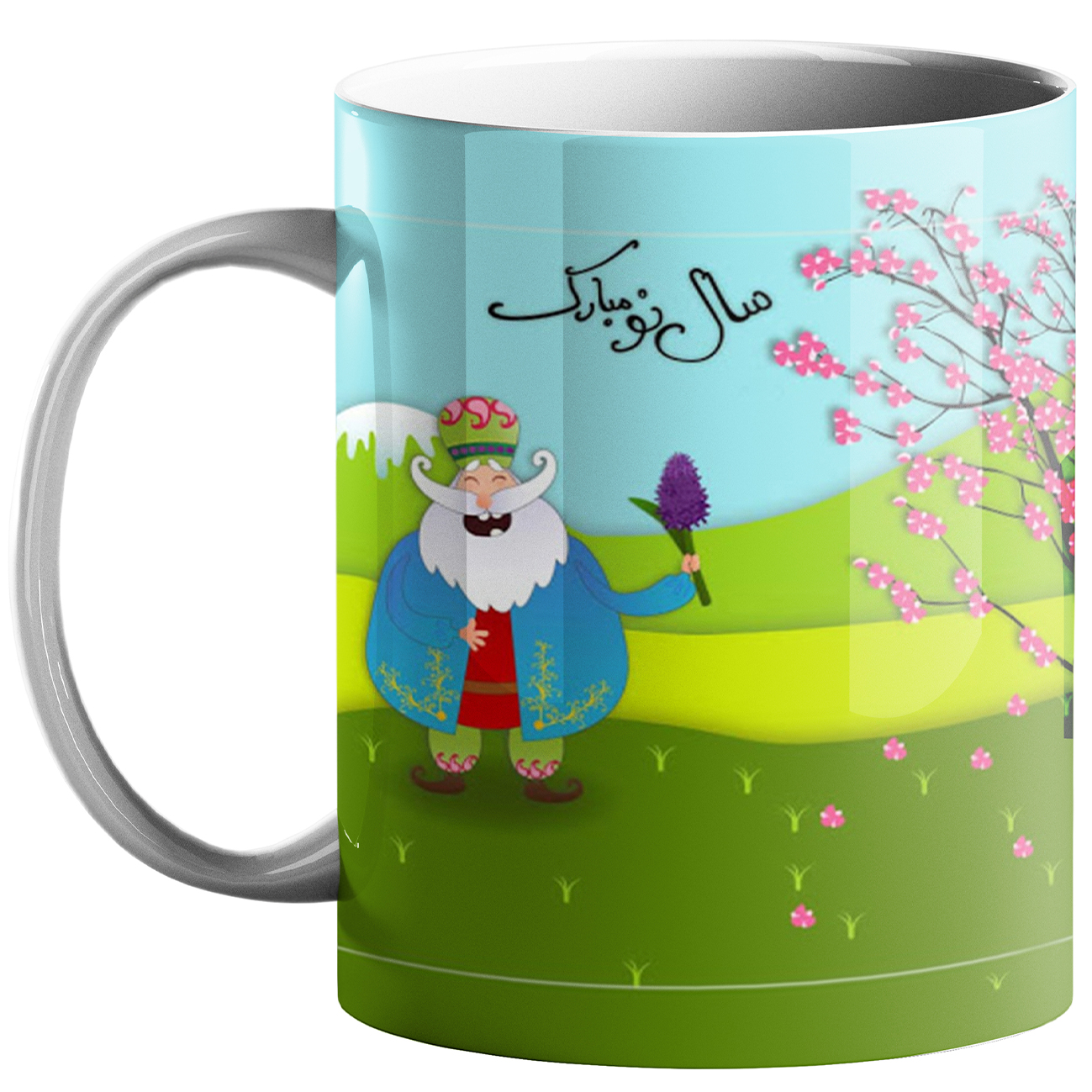 ماگ طرح عید نوروز کد 12