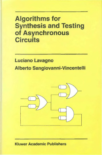 خرید و دانلود نسخه کامل کتاب Algorithms for Synthesis and Testing of Asynchronous Circuits