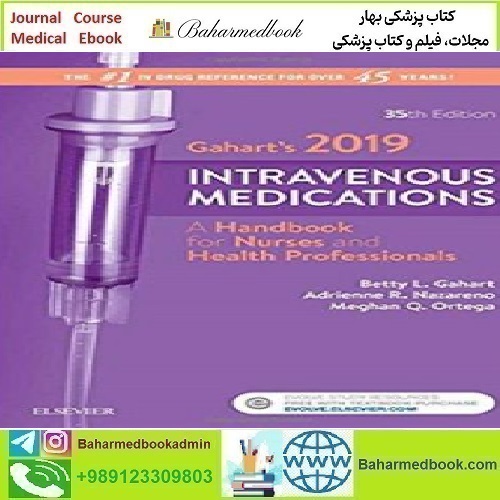 Gahart's 2019 Intravenous Medications 2019 TRUE PDF price 1€ - کتاب پزشکی بهار