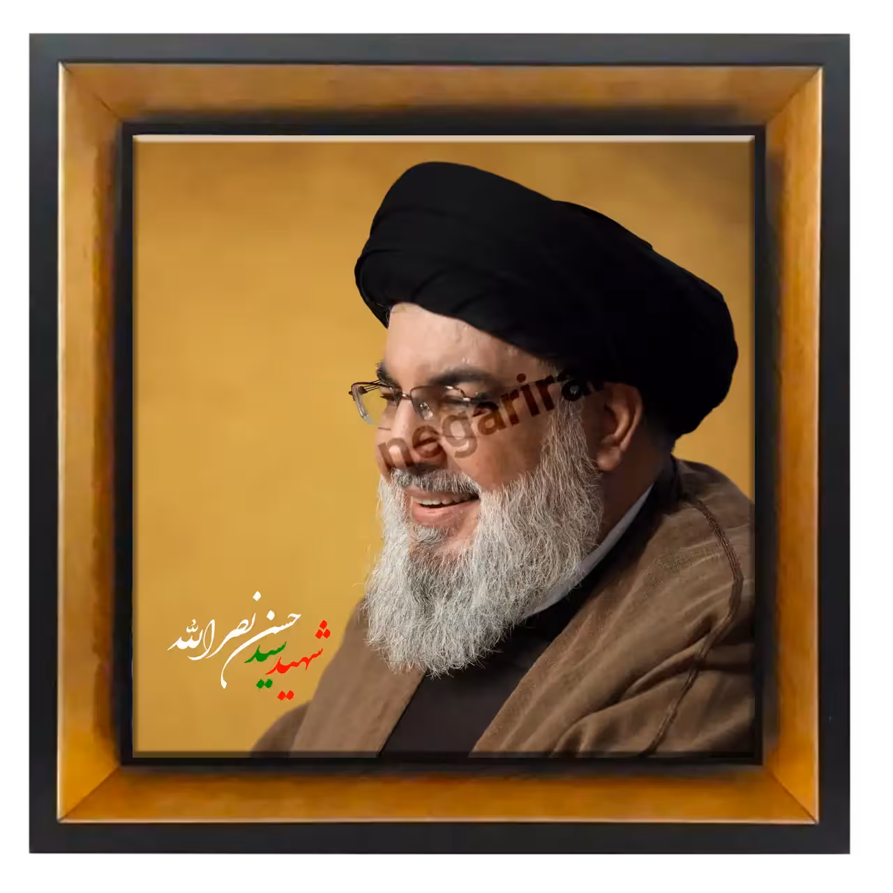 تابلو کاشی دبیرکل حزب الله مدل 2Z38