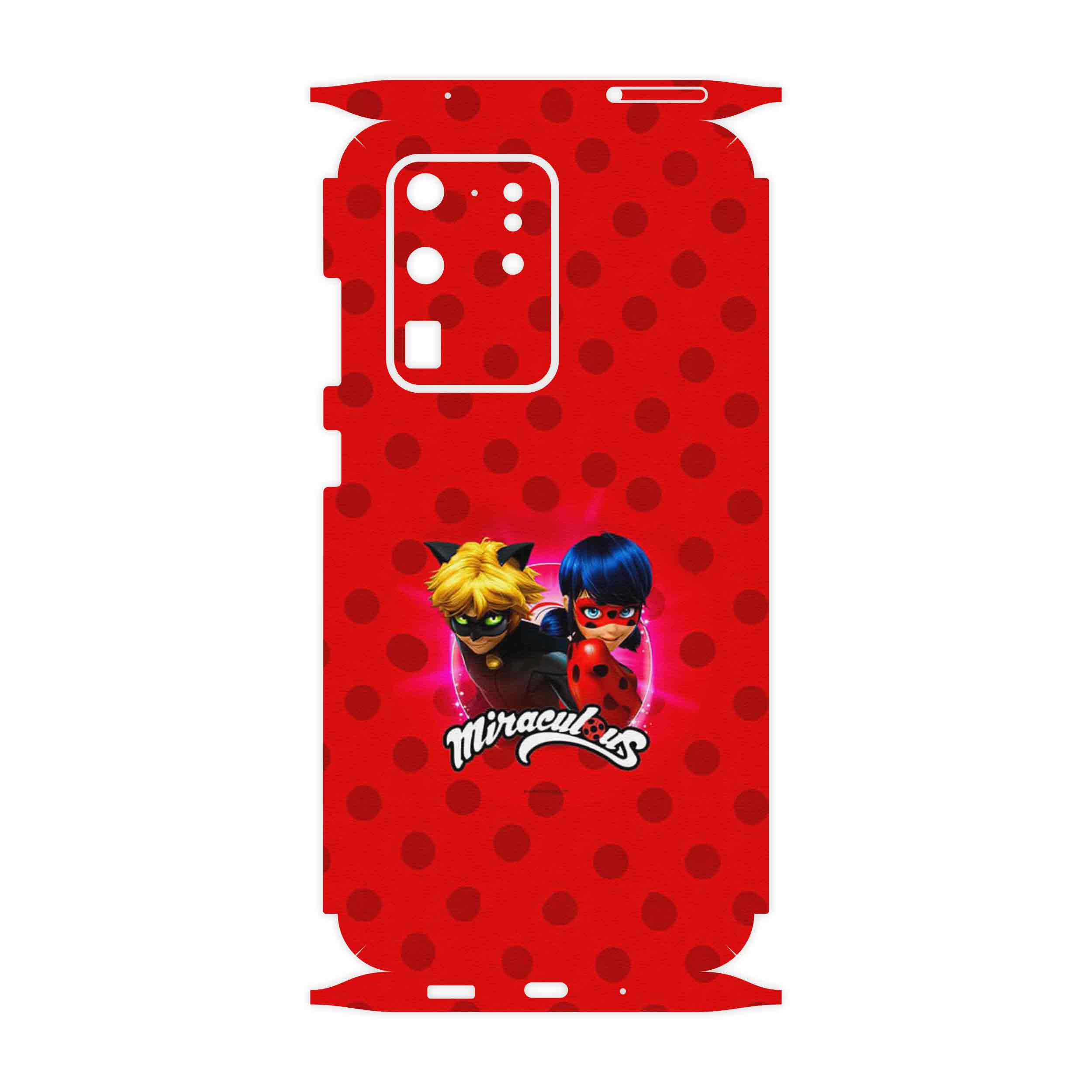 برچسب پوششی ماهوت مدل Ladybug and Cat Noir-FullSkin مناسب برای گوشی موبایل سامسونگ Galaxy S20 Ultra